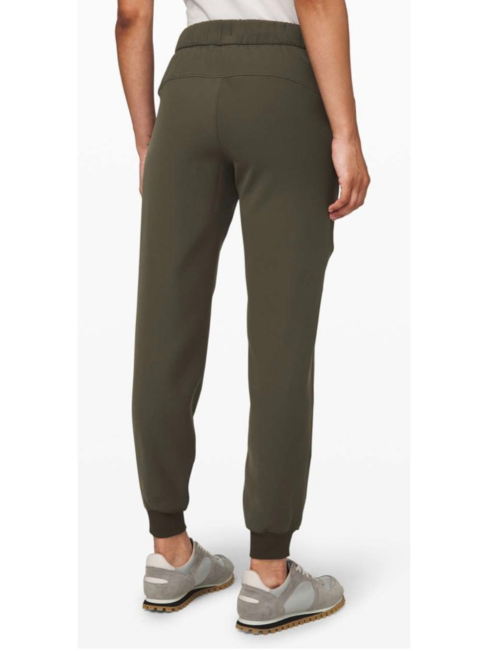 Lululemon 28” On The Move Dark Olive Joggers Sz 2! - Picture 3 of 10